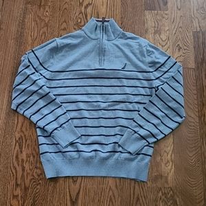 Nautica Men's Cotton Blue Sweater sz Large